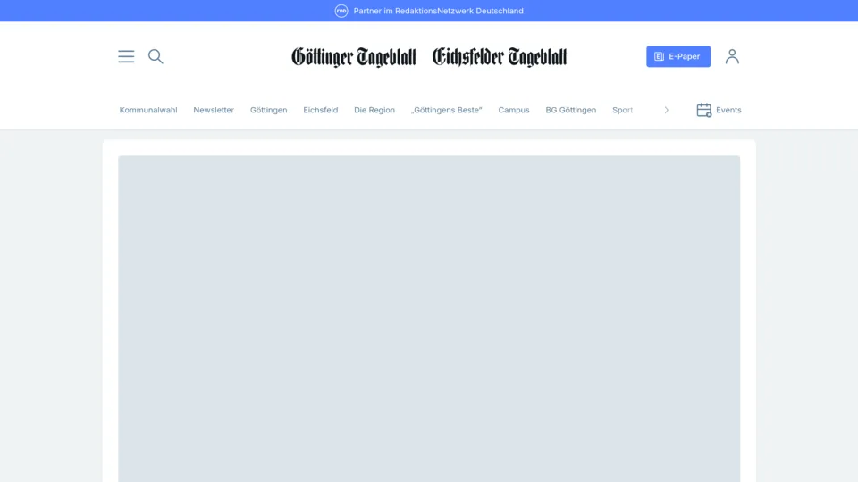 Captura de Göttinger Tageblatt