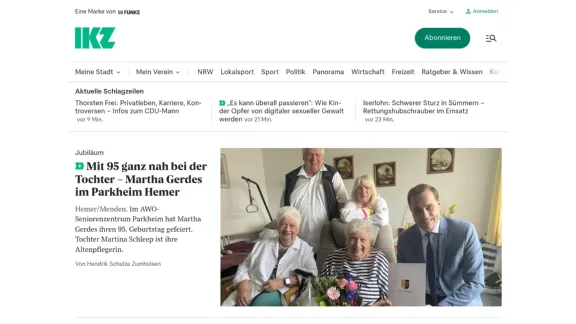 Captura de Iserlohner Kreisanzeiger