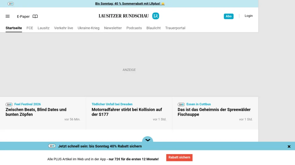 Captura de Lausitzer Rundschau
