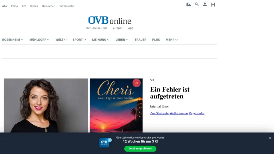 Captura de Oberbayerisches Volksblatt