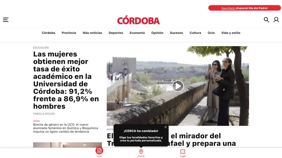 Captura de Diario Córdoba