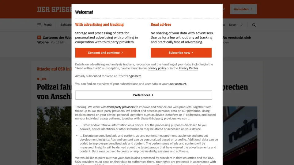 Captura de Der Spiegel