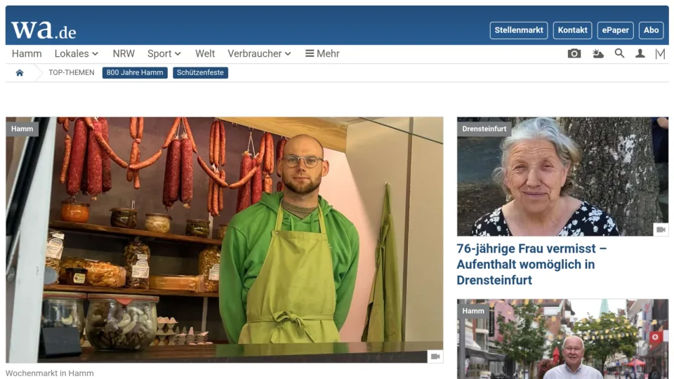 Captura de Westfälischer Anzeiger