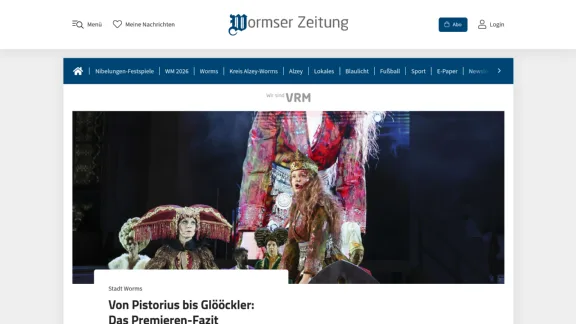 Captura de Wormser Zeitung