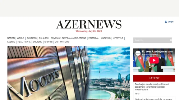 Captura de AzerNews
