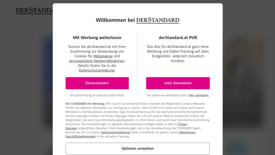 Captura de Der Standard