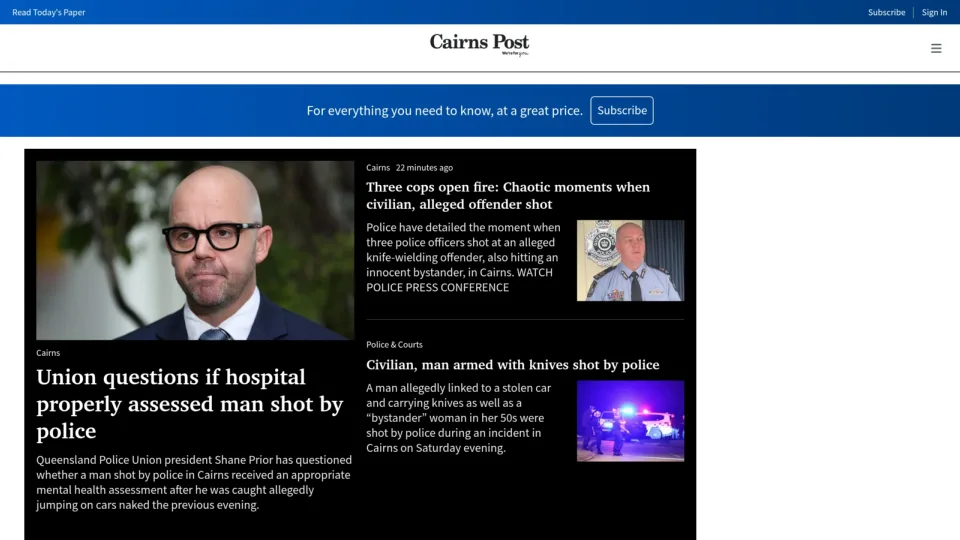 Captura de The Cairns Post