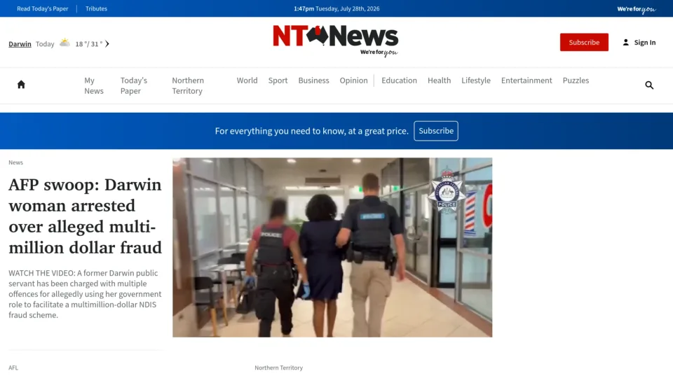 Captura de NT News