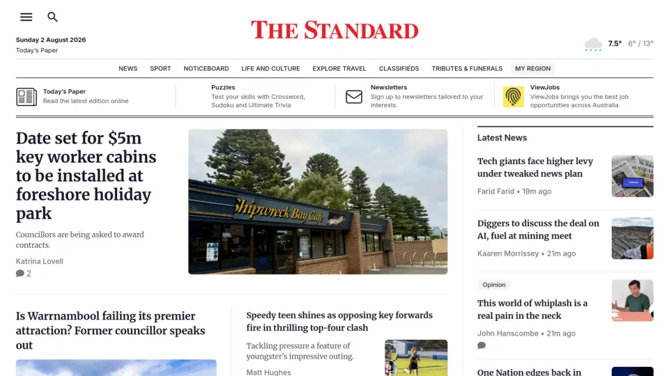 Captura de The Standard