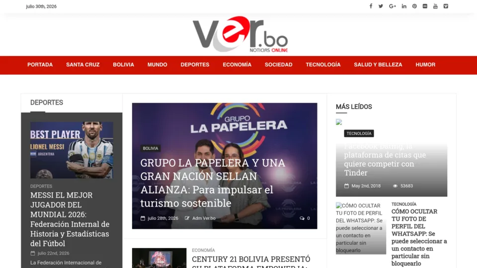 Captura de Ver Bolivia