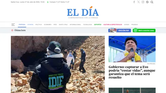 Captura de El Día