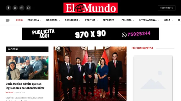 Captura de El Mundo