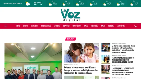 Captura de La Voz Digital