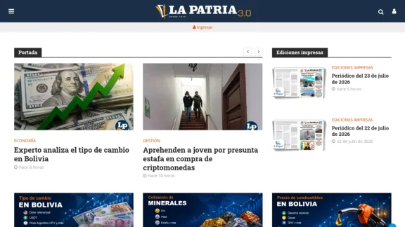 Captura de La Patria