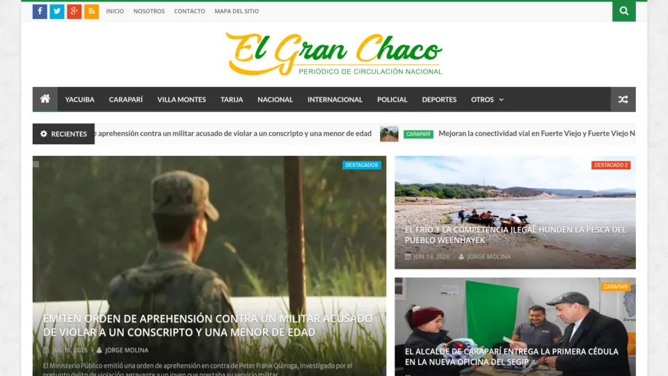 Captura de El Gran Chaco