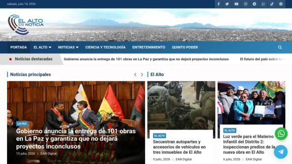 Captura de El Alto es Noticia