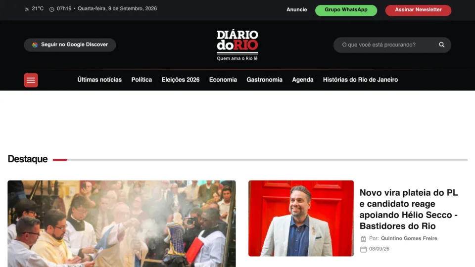 Captura de Diário do Rio