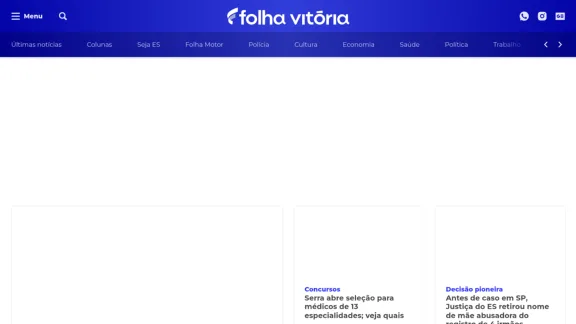 Captura de Folha Vitória