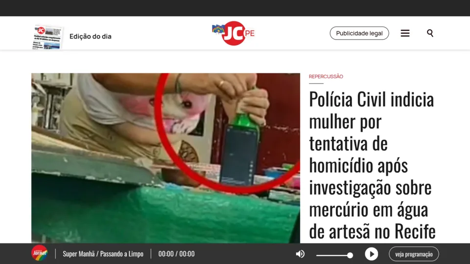 Captura de Jornal do Commercio
