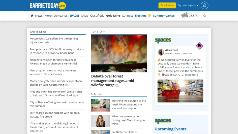 Captura de BarrieToday