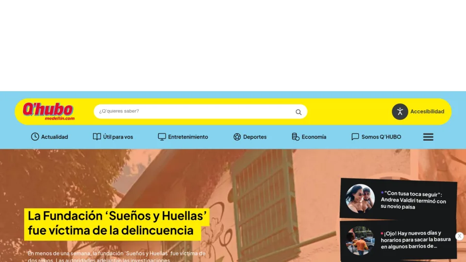 Captura de Q’hubo Medellín