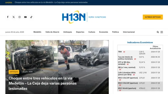 Captura de Hora 13 Noticias