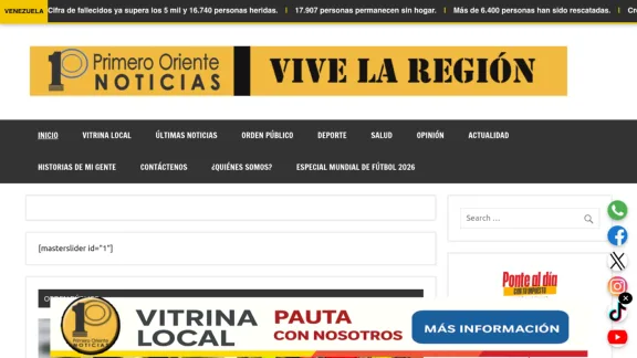 Captura de Primero Oriente