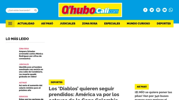 Captura de Q’hubo Cali