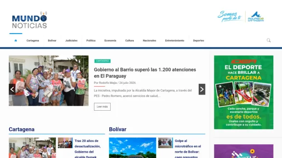 Captura de Mundo Noticias
