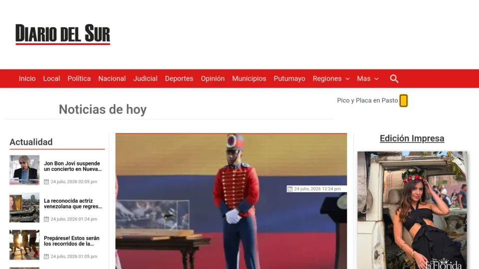 Captura de Diario del Sur