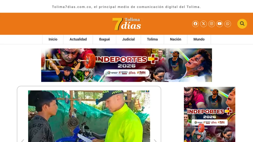 Captura de Tolima 7 Días