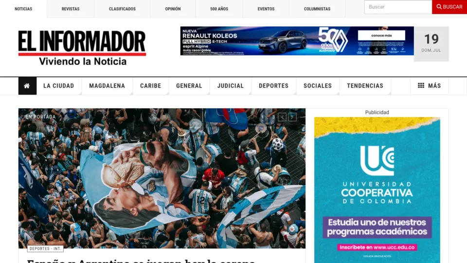Captura de El Informador