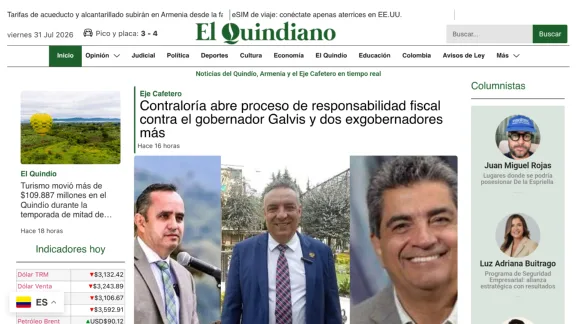 Captura de El Quindiano