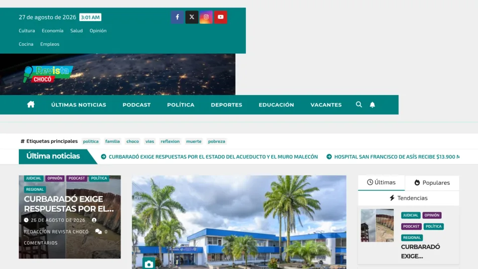 Captura de Revista Chocó