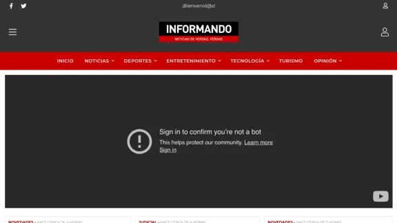 Captura de Informando