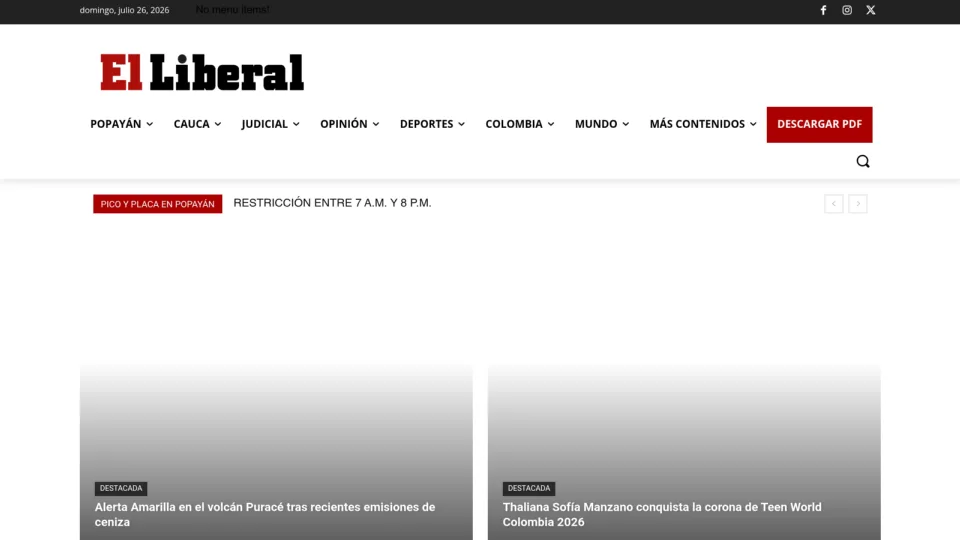 Captura de El Liberal