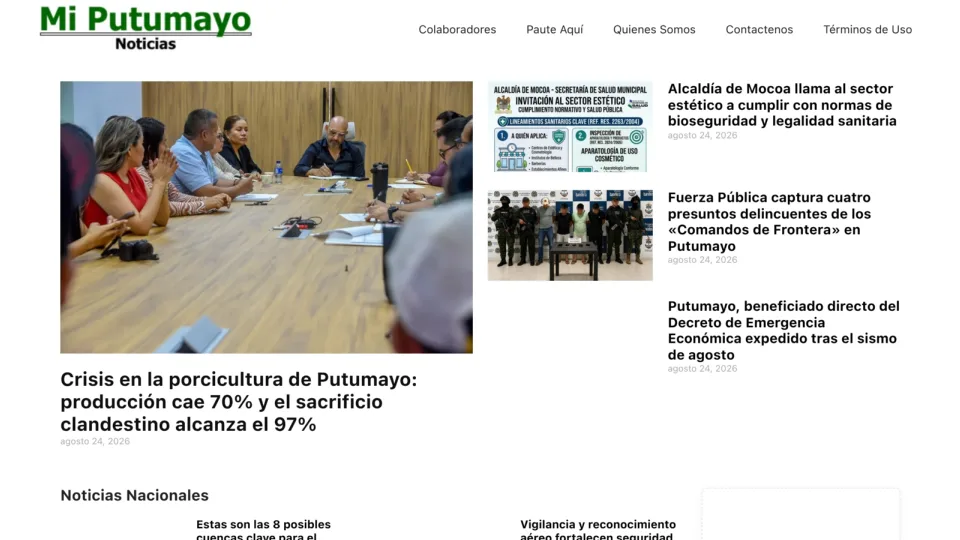 Captura de Mi Putumayo