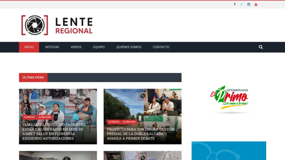 Captura de Lente Regional