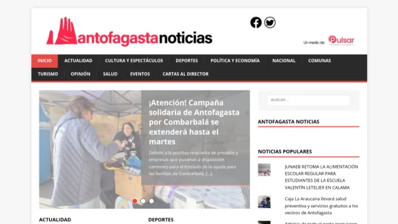 Captura de Antofagasta Noticias