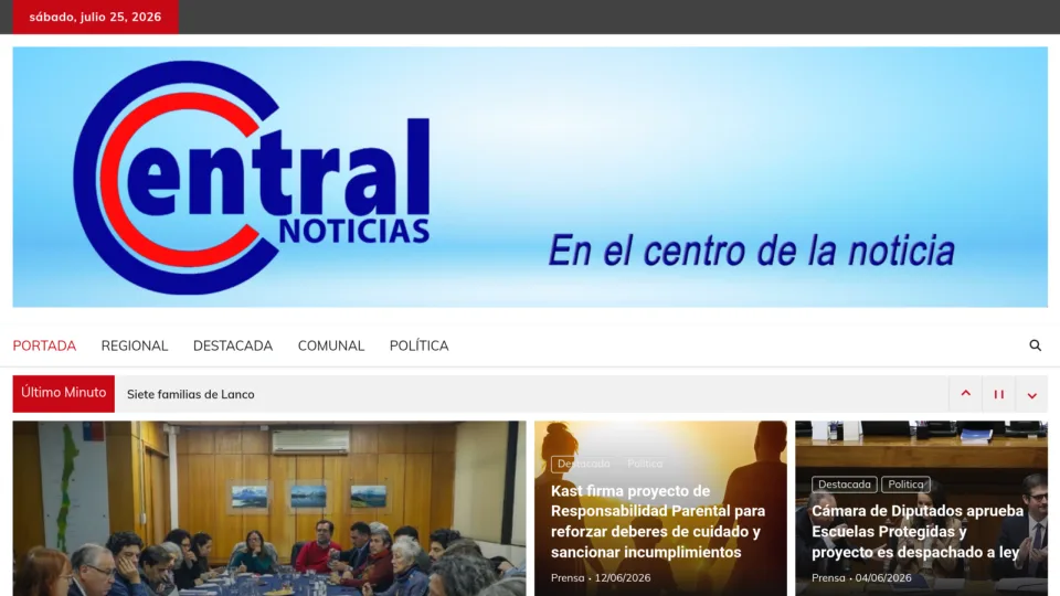 Captura de Central Noticias