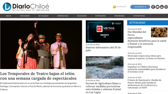 Captura de Diario Chiloé