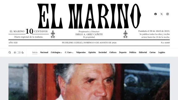 Captura de Diario El Marino