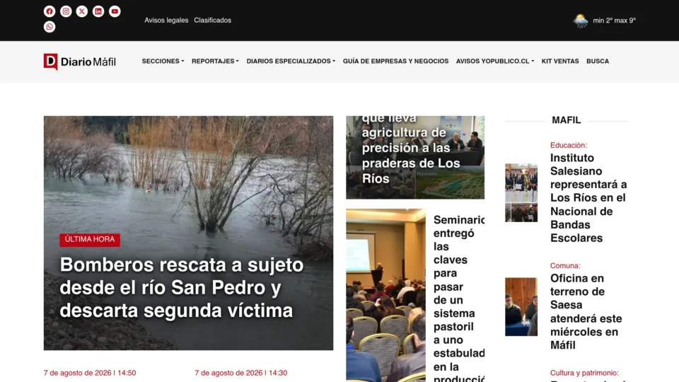 Captura de Diario Máfil