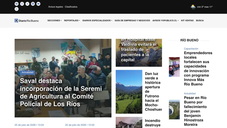 Captura de Diario RÃ­o Bueno