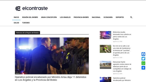 Captura de El Contraste