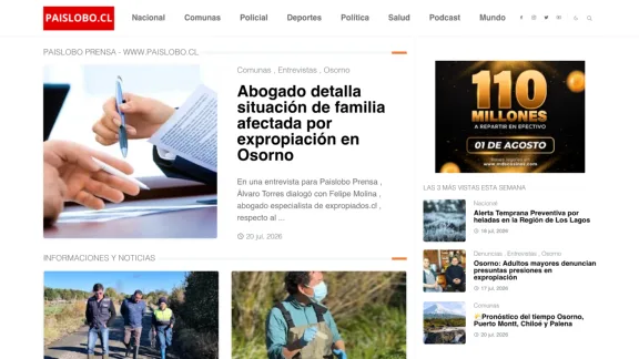 Captura de Paislobo Prensa