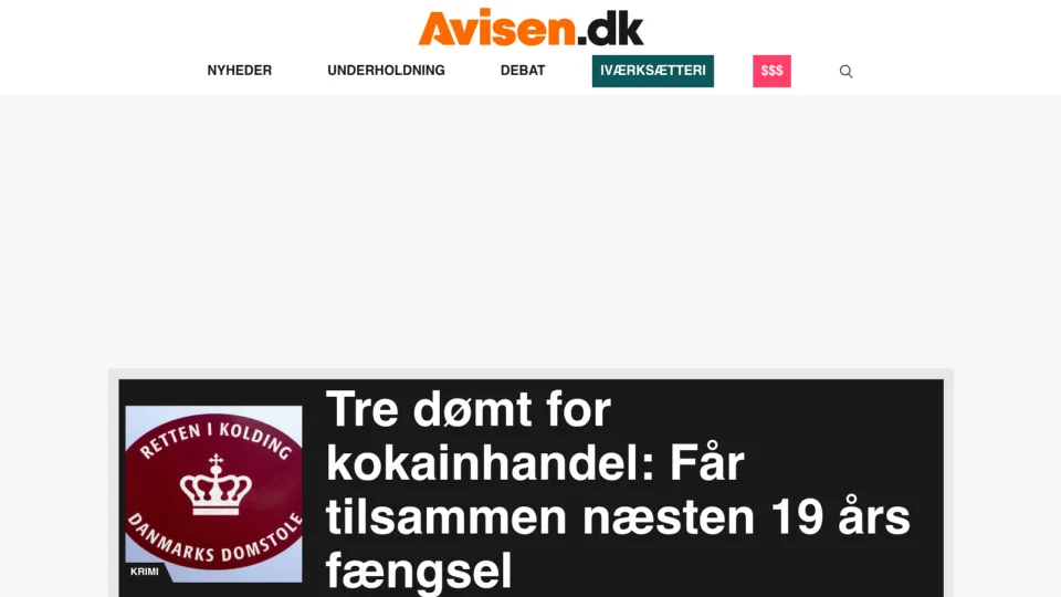 Captura de Avisen.dk