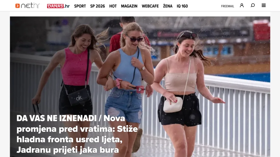 Captura de Net.hr