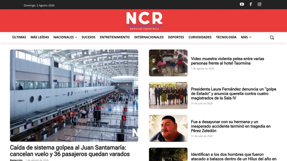 Captura de NCR Noticias