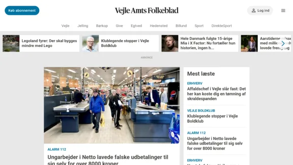 Captura de Vejle Amts Folkeblad